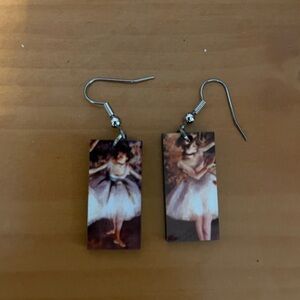Degas Ballet Dancer Earrings